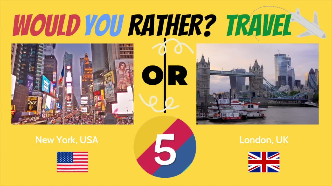 Filler-UJU-Brain Break - Would You Rather- Travel Energizer Game 1