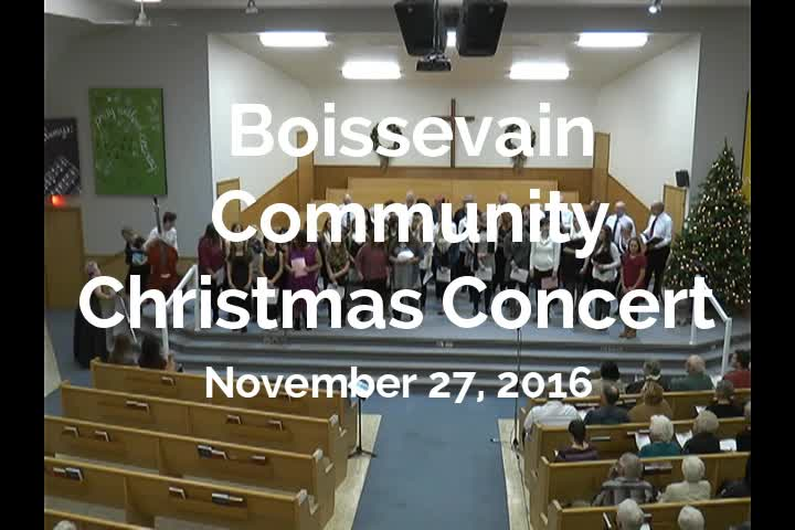 Thumbnail image for Boissevain Community Christmas Concert November 27, 2016