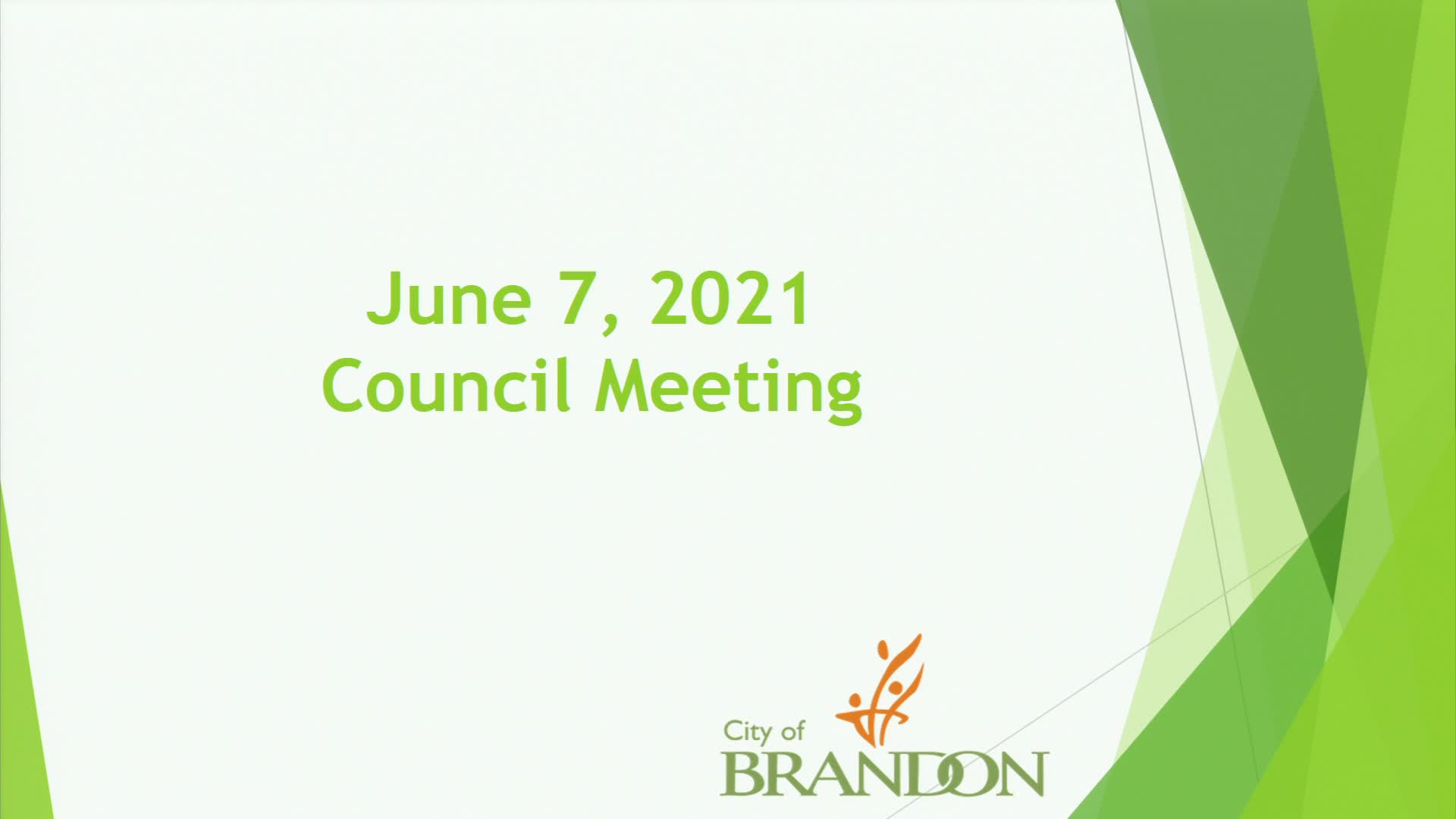 Thumbnail image for Brandon City Council Meeting 07June202