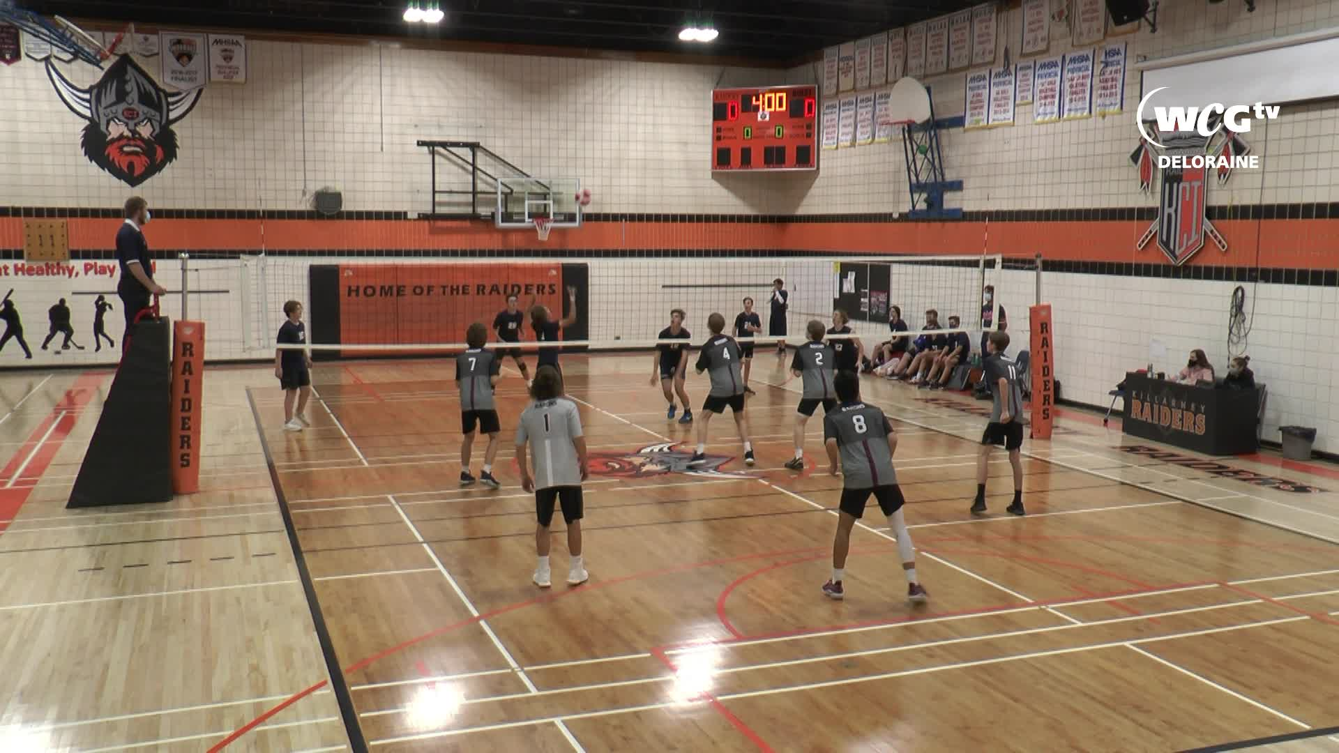 Thumbnail image for Delo - Killarney Raiders  Varsity Boys VolleyBall Tournament  Round Robin 2 Oct 23, 2021