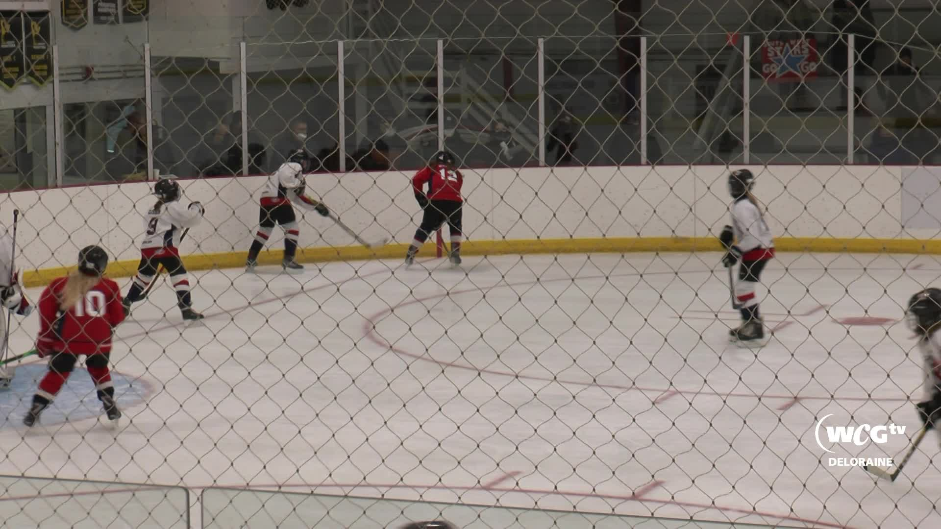 Thumbnail image for Delo - Deloraine Southwest Stars Vs  Elkhorn Canadians  Female Under 11 Hockey Provincials February 25th 2022