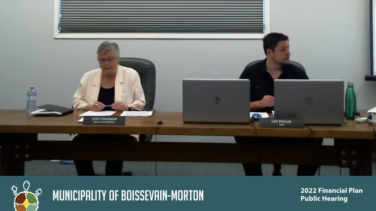 Thumbnail image for Boissevain 2022 Financial Plan Public Hearing May 3, 2022_1