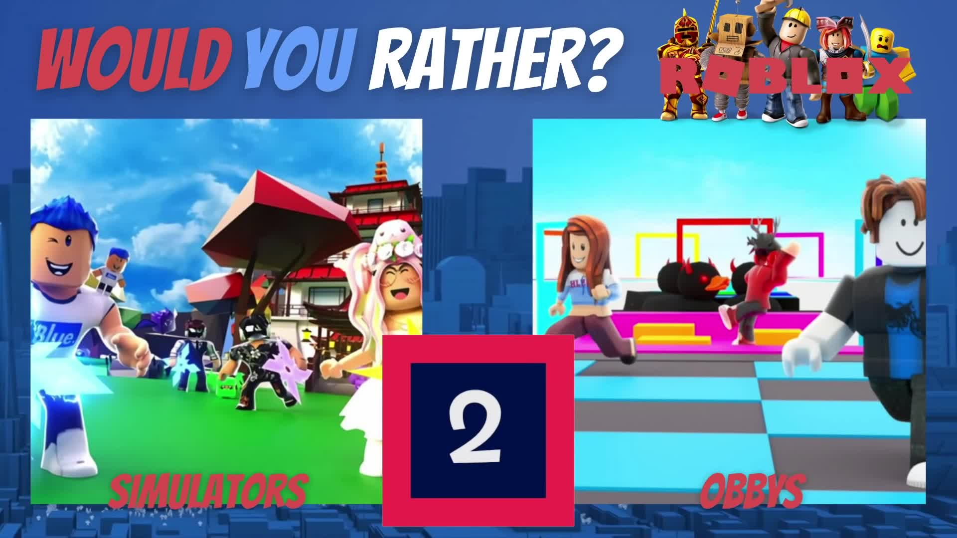 Thumbnail image for Filler-UJU-Brain Break - Would You Rather- ROBLOX!