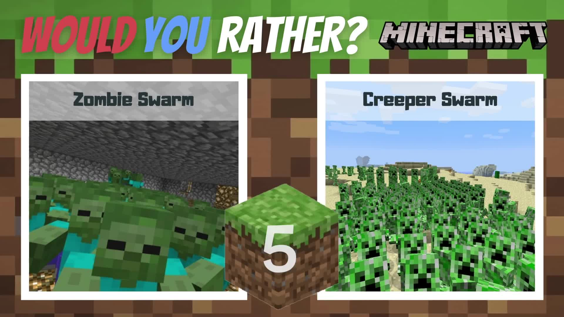 Thumbnail image for Filler-UJU-Brain Break - MINECRAFT Would You Rather