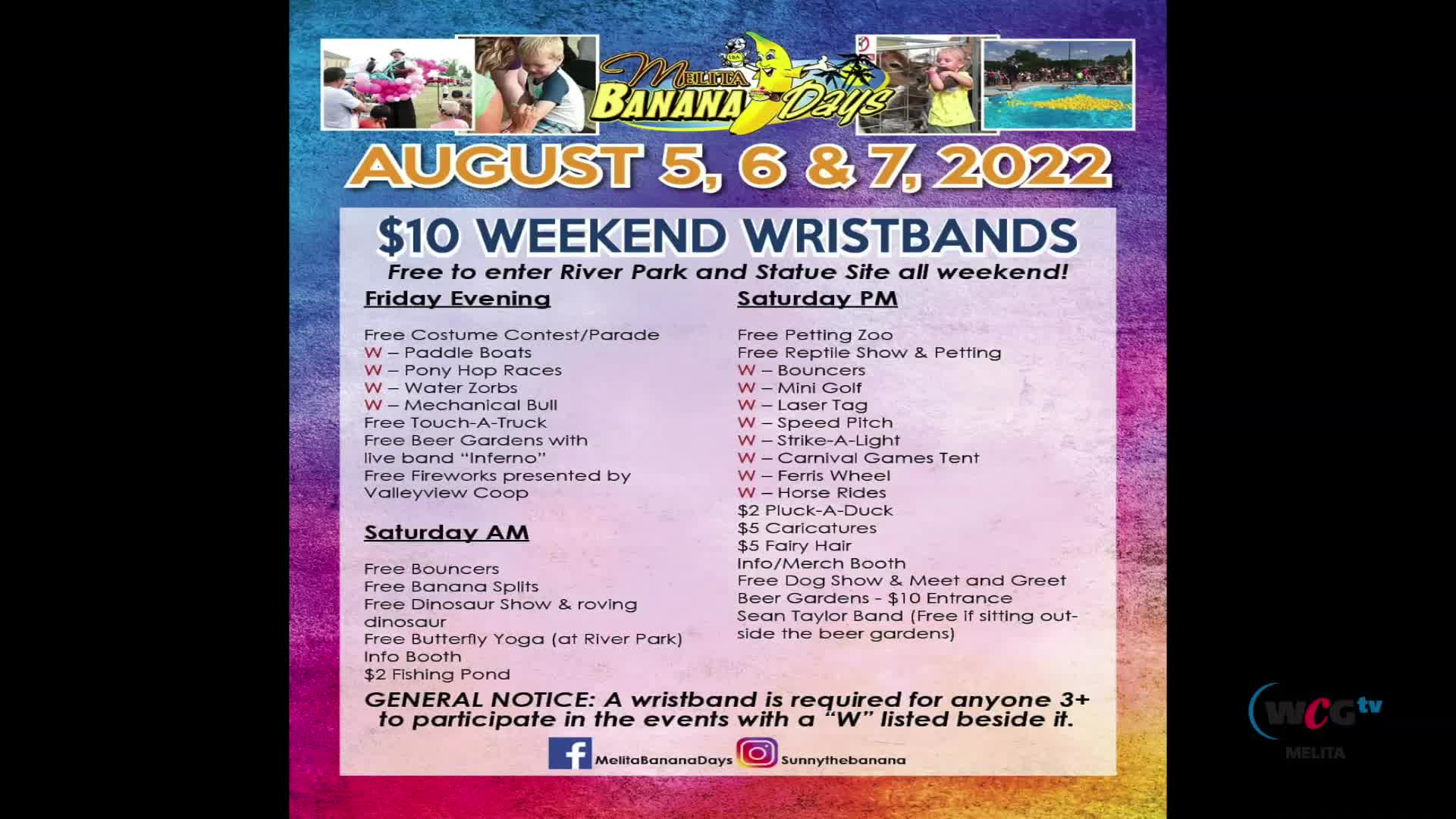 Thumbnail image for Melita Banana Days Friday Aug 5 2022