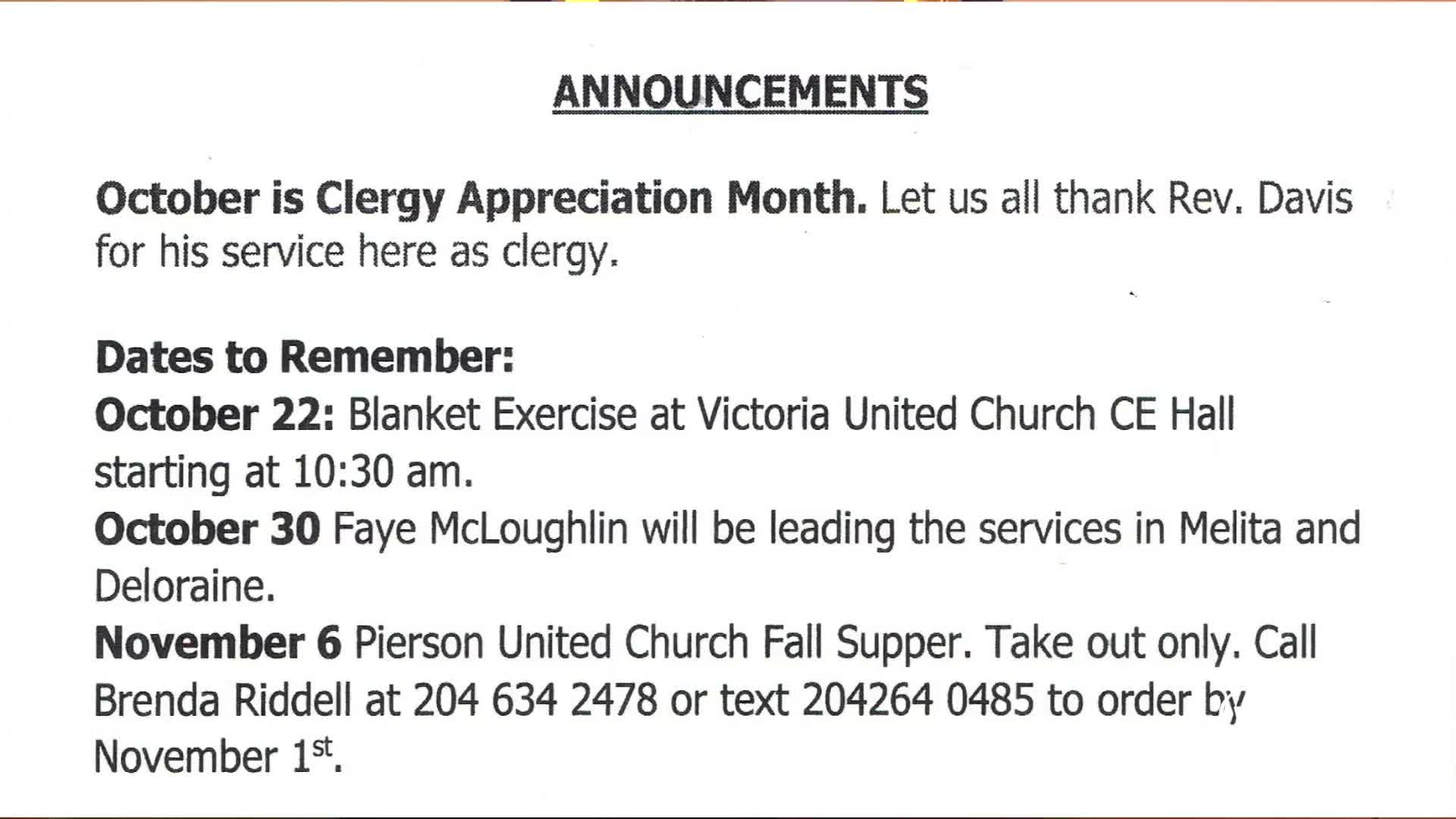 Thumbnail image for Melita United Church Oct 23 2022