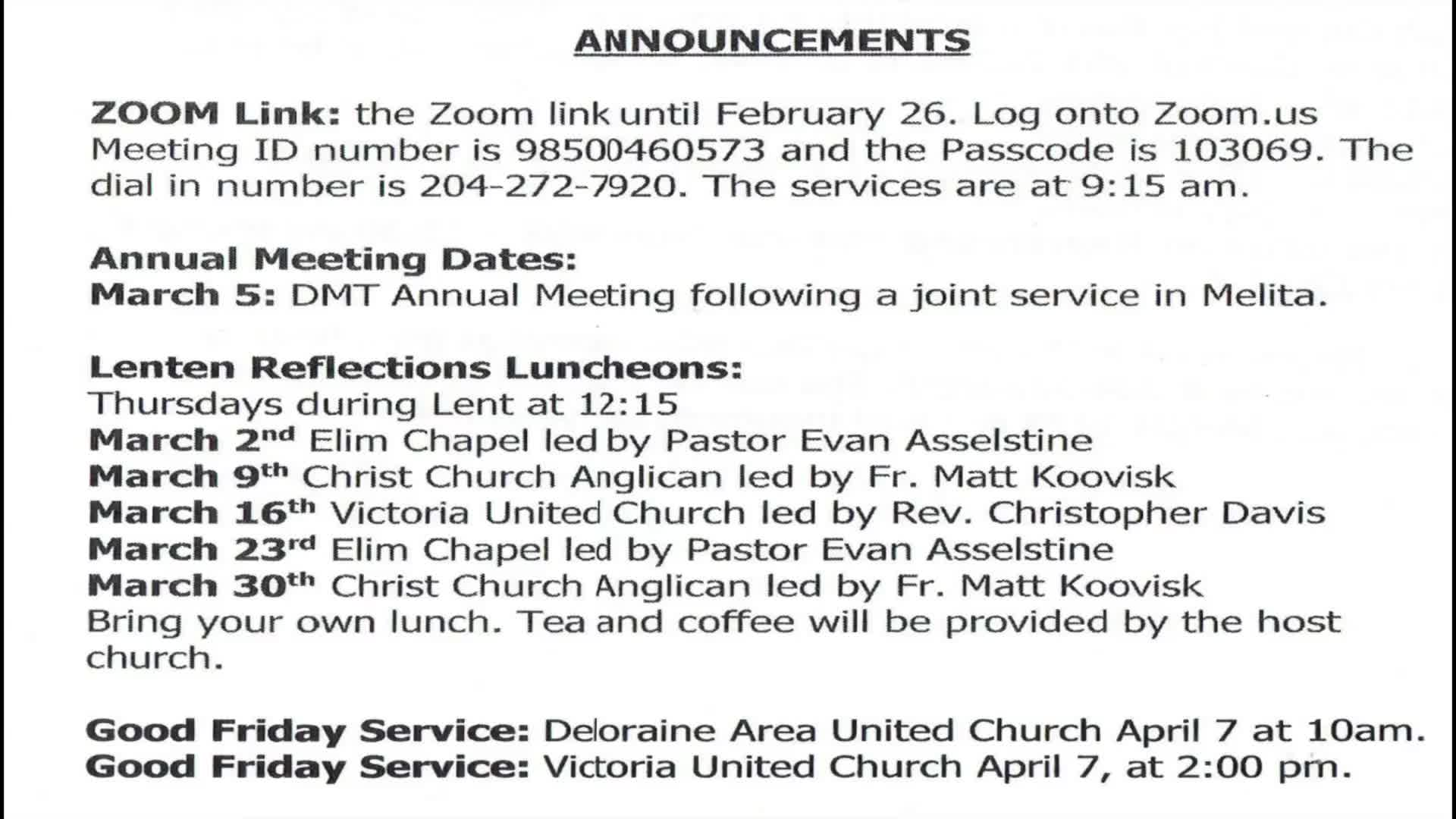 Thumbnail image for Melita United Church Feb 26 2023