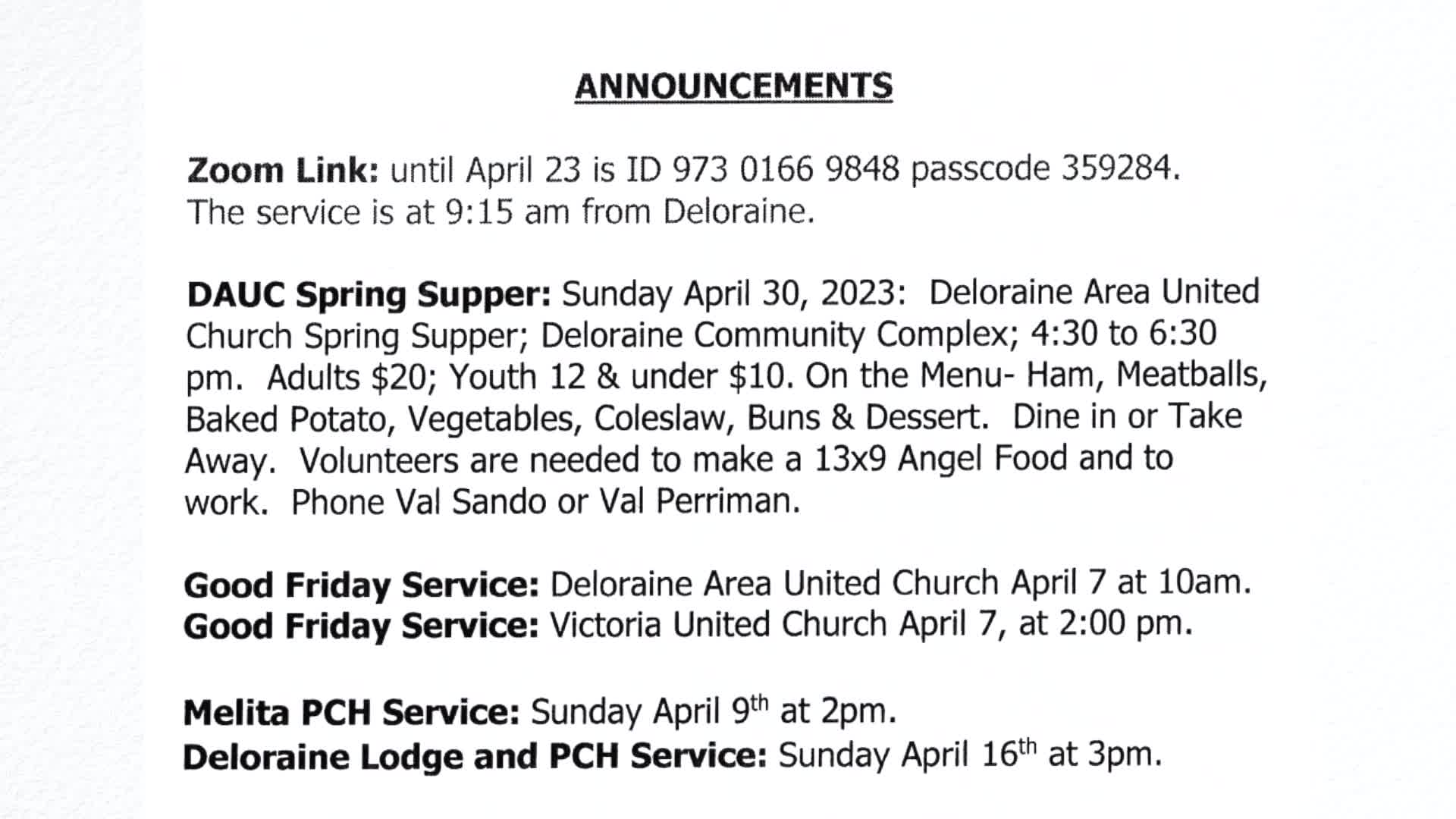 Thumbnail image for Melita United Church April 2 3023