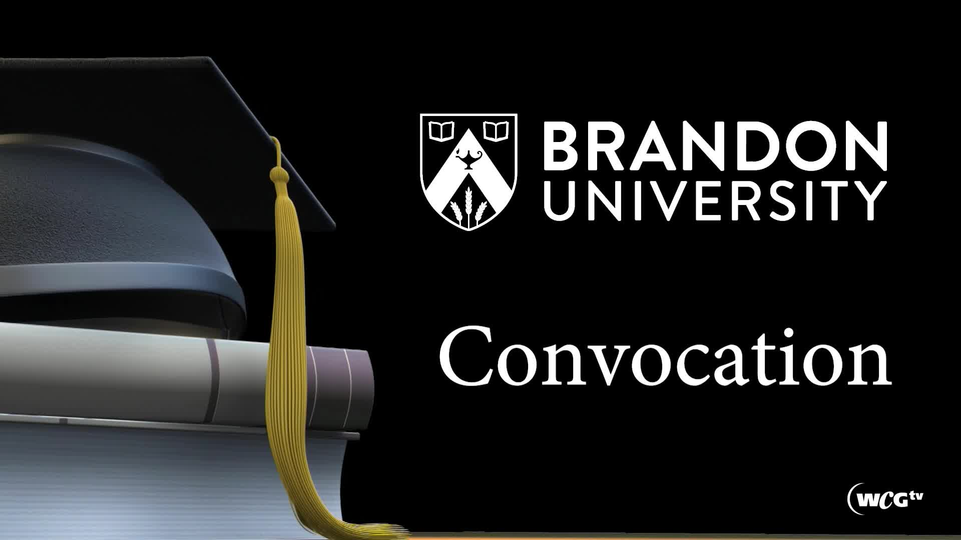 Thumbnail image for Brandon University Convocation 2023 Day 2 Morning (Live)_Jun 2_2023