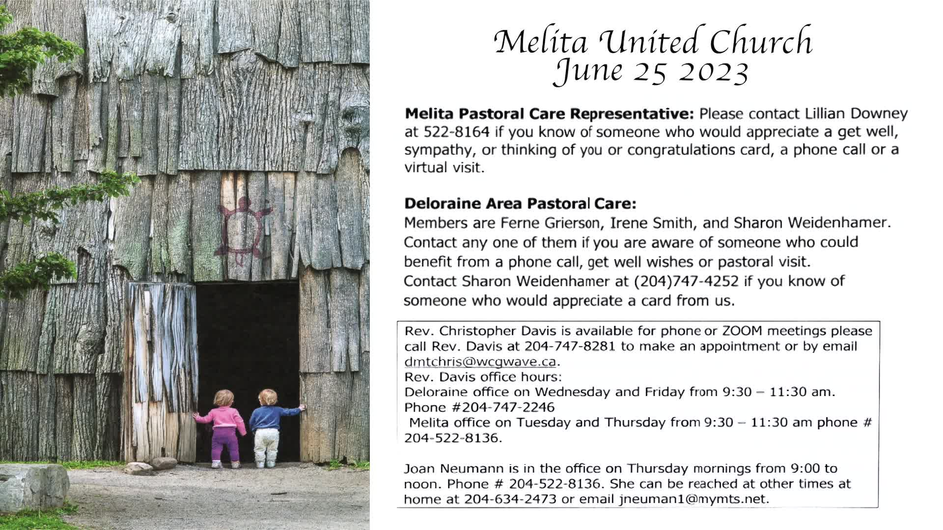 Thumbnail image for Melita United Church June 25 2023