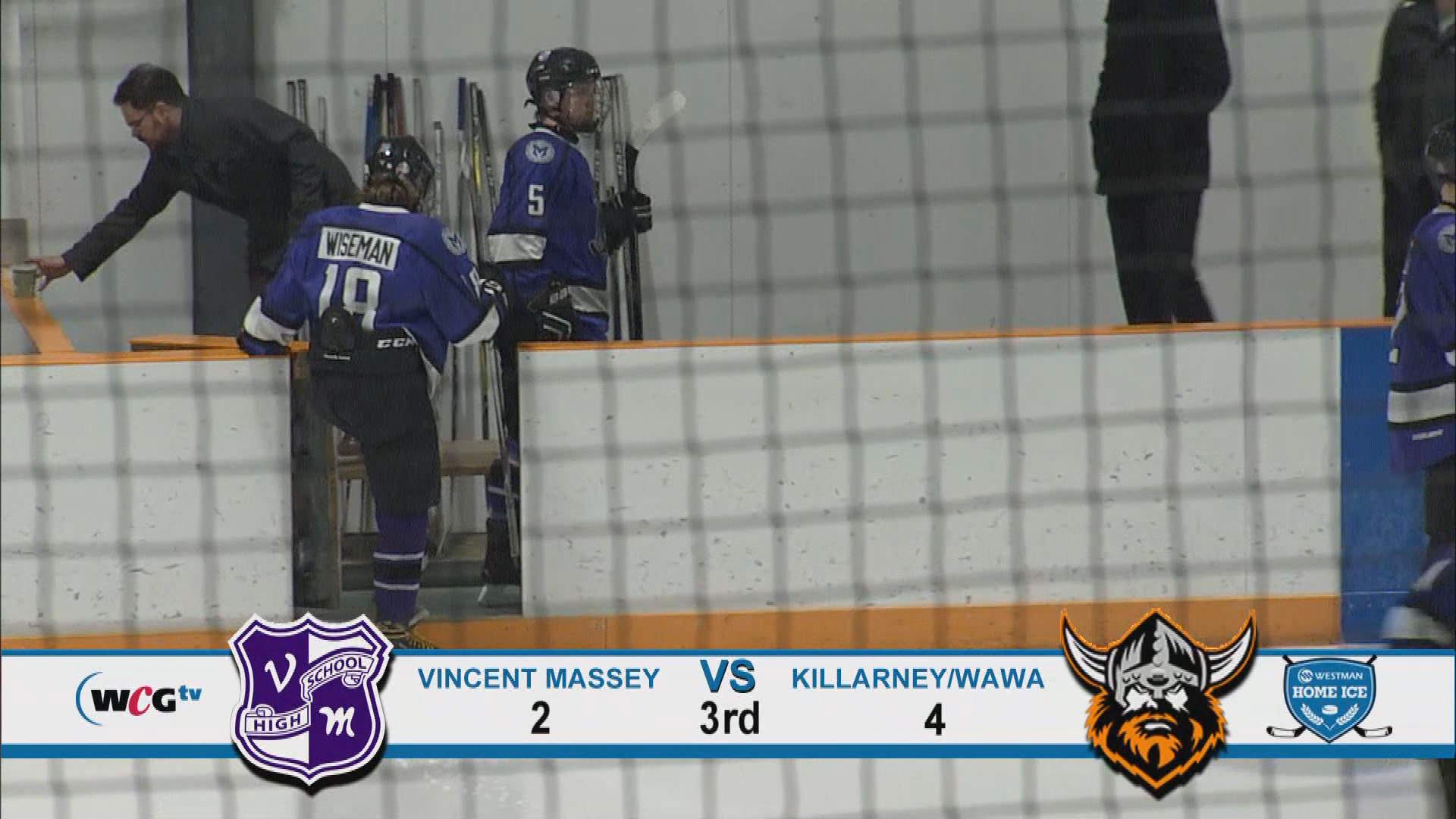 Thumbnail image for WHSHL - Vincent Massey vs Killarney/Wawanesa Raiders - March 20, 2018