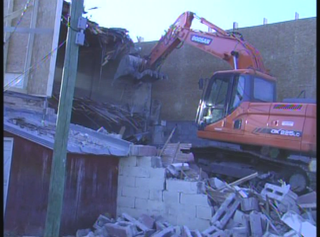 Thumbnail image for GILB - DEMOLITION OF OLD FARMER STORE MAY 8 2014